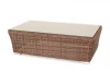 YH-S4133W brown Журнальный столик из искусственного ротанга, цвет коричневый 4SIS Капучино YH-S4133W brown