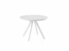 102131 Стол D100, Белый, МАТТЕЛЮКС/белыЙ МАМАДОМА Рондо М 102131
