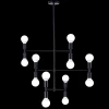 LOFT LUX 75129/12C BLACK Потолочная люстра Natali Kovaltseva Loft Lux 75129/12C BLACK