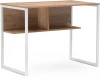 489685 Письменный стол Notta Клер Лофт дуб делано светлый / белый матовый 489685