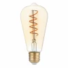 TH-B2181 Лампочка светодиодная филаментная прозрачная груша E27 5W Thomson Flexible St64 TH-B2181