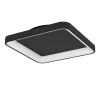 901252 Потолочный светильник светодиодный Eglo Loretello 901252 12W(LED), 350x350, пластик, сталь, черный, 2700-6500K