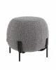 УТ000040001 Пуф Флик new ткань букле тёмно-серый Stool Group арт.УТ000040001