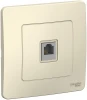 BLNIS011002 Телефонная розетка встраиваемая RJ-11 (молочный) Systeme Electric Blanca BLNIS011002