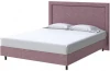 2025304 PROxSON Кровать London Boxspring Standart (Ткань: Велюр Gratta 6 Ягодный мусс) 140x200