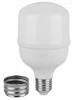 LED POWER T80-40W-840-E27/E40 GL Лампочка светодиодная E27 с переходником на E40 40W ЭРА LED POWER T80-40W-840-E27 с переходником на E40/E40 GL