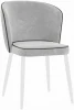 00-00073760 Стул DikLine 347 E28 светло-серый, ножки белые арт.00-00073760