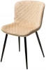 629M04940 Стул VARESE G062-03 светлый беж, велюр / черный каркас M-City 629M04940