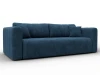 130269 Диван прямой Лига-062 НПБ (ДСП,Фанера,ХДФ/Пластик/Велюр/Синий) Лига Диванов 130269