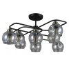 SF4011/8C-BK-AB Потолочная люстра Seven Fires Teolo SF4011/8C-BK-AB