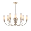 SL1402.253.10 Потолочная люстра на штанге ST Luce Элегра SL1402.253.10 Золото/Белый E14*10 40W