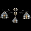IL0251-3CSQ-79 BK AB Потолочная люстра на штанге ILLUMICO IL0251-3CSQ-79 BK AB