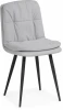 612665 Обеденный стул Notta Майк светло-серый / черный арт.612665