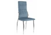 11845 Обеденный стул на металлокаркасе Woodville Farini blue 11845