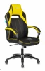 VIKING 2 AERO YELLOW Кресло игровое Zombie VIKING 2 AERO черный/желтый текстиль/эко.кожа крестовина пластик