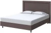 2025135 PROxSON Кровать London Boxspring Standart (Ткань: Рогожка Тетра Брауни) 120x200