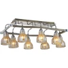 411-08-53CAB chrome + antique brass Потолочная люстра N-Light 411 411-08-53CAB chrome + antique brass