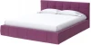 1897400 PROxSON Кровать Varna без основания (Ткань: Рогожка Savana Berry (фиолетовый)) 140x200