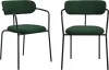 FR 0998P Комплект из 2-х стульев Ant букле зелёный Bradexhome арт.FR 0998P