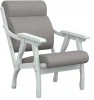 007985 Кресло Вега 10 ткань серый, каркас снег от фабрики Mebelik