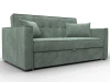 134865 Диван прямой Лига-104 (140) (ЛДСП,Брус,Фанера,Велюр/Зеленый) Лига Диванов 134865