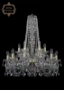 11.11.12+6.240.h-80.Gd.Sp Подвесная большая люстра Art Classic 11.11 11.11.12+6.240.h-80.Gd.Sp (220V, хрусталь, на цепи, подсвечник, свеча)
