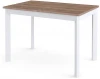 00-00058517 Стол L110 Дуб Галифакс (ЛДСП EGGER)/Опоры белый Dikline 00-00058517