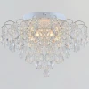 04039-0.3-07 WH+GOLD PN Потолочная люстра хрустальная Reluce 04039-0.3-07 WH+GOLD PN (220V)
