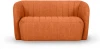 745064 Диван Lecco ОГОГО (арт.745064), (Ткань,Рогожка/Оранжевый)