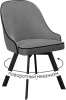 00-00072809 Стул DikLine 266M поворотный, E31 серый, ножки черные арт.00-00072809
