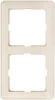 KD-2-28 Рамка на 2 поста (слоновая кость) Systeme Electric W59 KD-2-28
