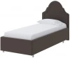 1915649 PROxSON Кровать Эльза (Ткань: Велюр Forest 16 Коричневый) 90x200