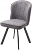 670M05280 Стул MODE 360 град. поворот. B28 Темно-серый, велюр / черный каркас, М-City
