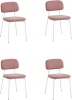 УТ000040817 Стул Stool Group Chao розовый белые ножки 4 шт. арт.УТ000040817