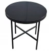 009488 Стол журнальный МеталлАрт М011 МАЛЫЙ стемалит черный/черный Mebelik 009488