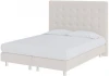 2033212 PROxSON Кровать Madrid Boxspring Lift (Ткань: Рогожка Savana Milk (молочный)) 80x200