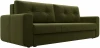 121264 Диван прямой Лига-031 (Зеленый/Микровельвет) Лига Диванов арт.121264