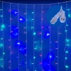 ULD-C3020-240/TTK MULTI IP44 Занавес светодиодный с эффектом мерцания. 3х2м. Соединяемый. 240 светодиодов. Разноцветный свет. ULD-C3020-240/TTK MULTI IP44