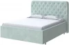 2016660 PROxSON Кровать Classic Large (Ткань: Велюр Casa Мятный) 160x200