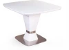 2000000001067 Стол раскладной Madison (100+40 см) матовое закаленное стекло белый Top Concept 2000000001067