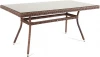 YH-T4726G brown "Латте" плетеный стол из искусственного ротанга 140х80см, цвет коричневый 4SIS арт.УТ-00001813