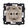 REA-004GD Розетка штепсельная SCHUKO 16A/250 В с USB A+C 20W, золотой Kollinger REA-004GD для Aspekt, Eleganz, Reflex