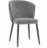 00-00074262 Стул DikLine 347 E31 серый (гладкий), ножки черные арт.00-00074262