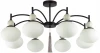 8273/8C Потолочная люстра на штанге Lumion Gloriya 8273/8C черный/серый/белый, металл/керамика/стекло Е14 8*40W 220V (шарики)