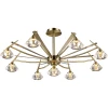 907-09-53 antique brass Потолочная люстра N-Light 907 907-09-53 antique brass