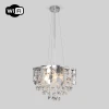 10123/6 хром Подвесная люстра Eurosvet Lianna 10123/6 хром/прозрачный хрусталь Strotskis Smart (10114/6)