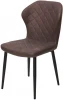 472M05855 Стул МОНРО, цвет Style-06 Темно-коричневый, ткань под нубук / черный каркас М-City (арт.472M05855)