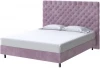 2027630 PROxSON Кровать Paris Boxspring Standart (Ткань: Велюр Лофти Слива) 180x200