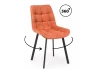 632525 Стул на металлокаркасе Челси 360 П терракотовый (zd 432) / черный np 632525