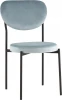 УТ000039145 Стул обеденный Барбара велюр серо-голубой NC Stool Group (арт.УТ000039145)